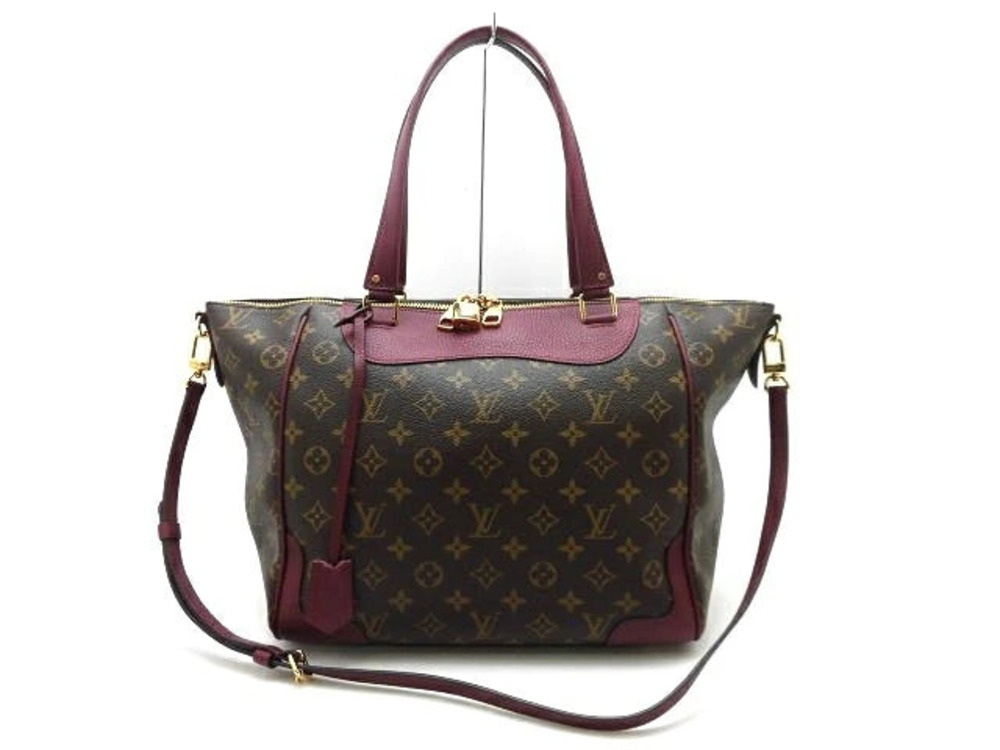 LOUIS VUITTON Estrella Tote Bag Shoulder Monogram Aurore